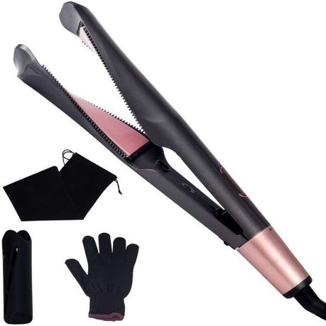 Optic 2 in 1 Flat Iron Ceramic Hair Curler Straightener_1