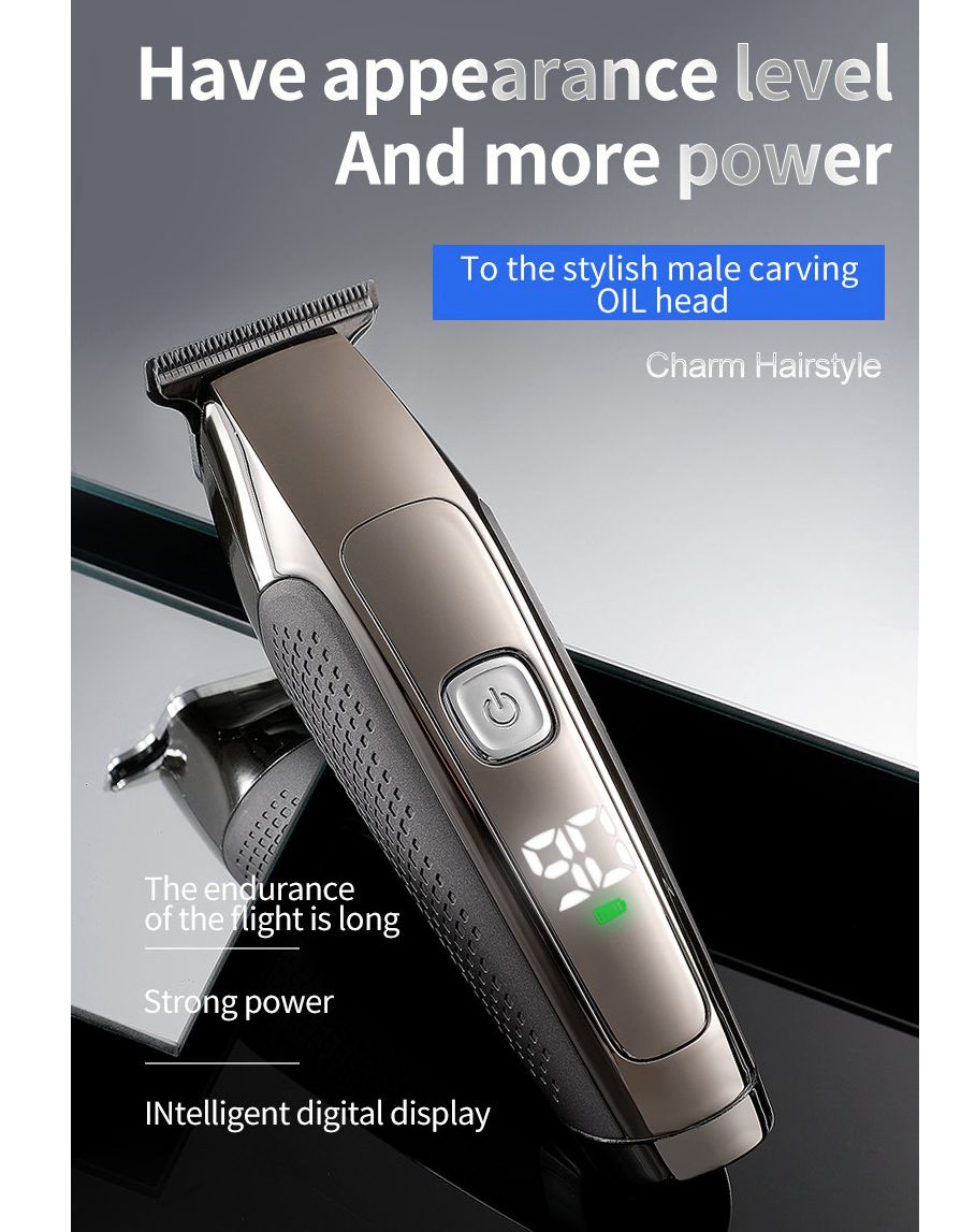 Cordless Hair Trimmer Chargeable Electric Hair Clipper_3