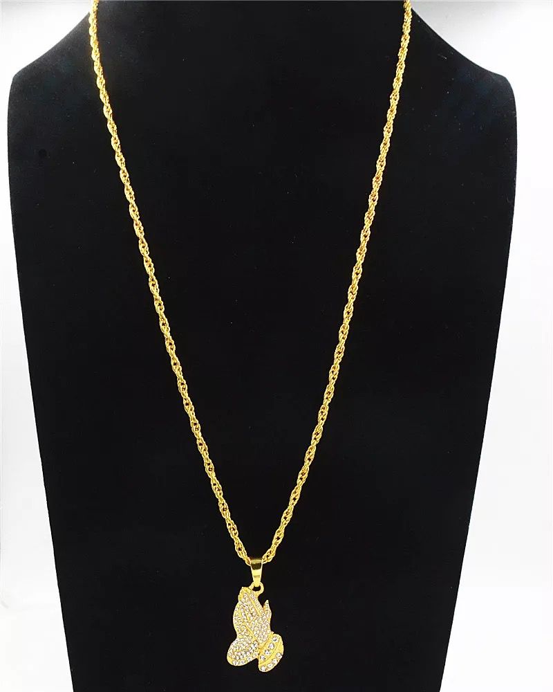 Iced out Hand Chain Pendent_2