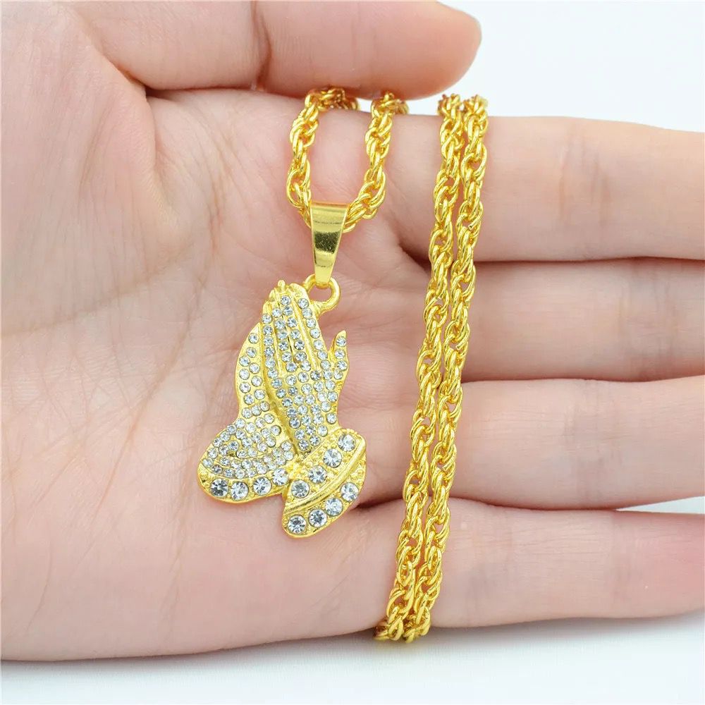 Iced out Hand Chain Pendent_1