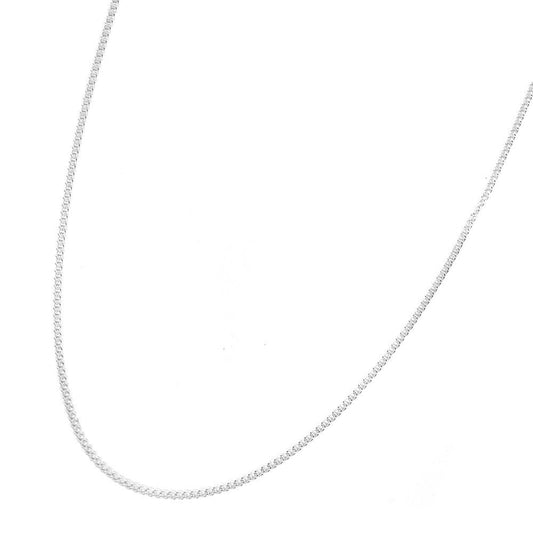 925 Sterling Silver 55cm Curb Chain_0