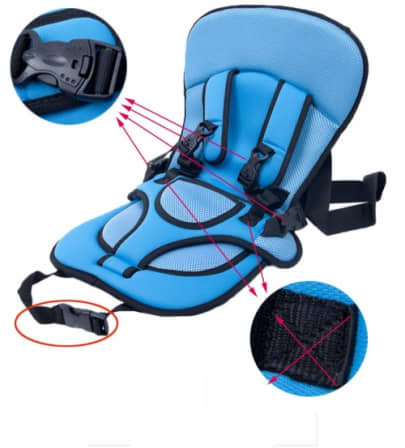 MULTI-FUNCTIONAL CAR CUSHION KIDS SAFETY CAR TRAVEL SEAT_7