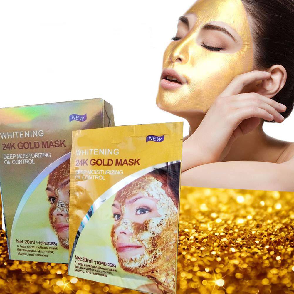 Whitening 24K Gold Mask - Deep Moisturizing Oil Control_0