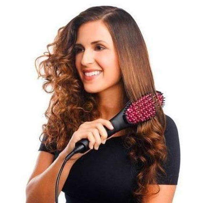 Straight Artifact LCD Hair Straightening Brush_0