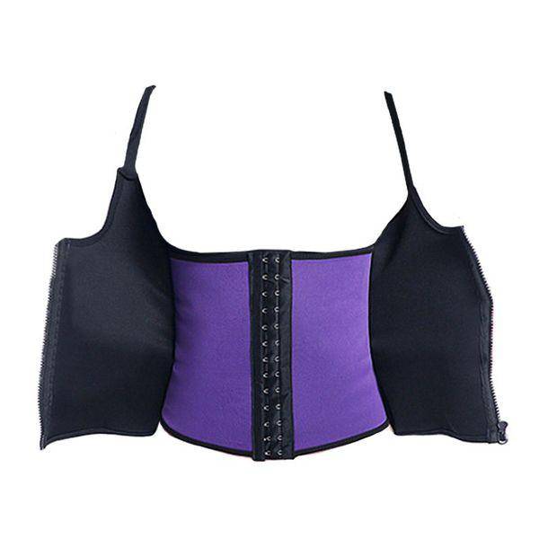 Double Layer Slimming Body Shaper - L-32 / Black_1