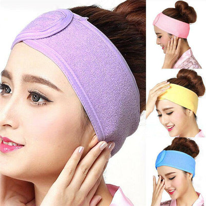 Towel Hair Wrap Head Band For Makeup_0