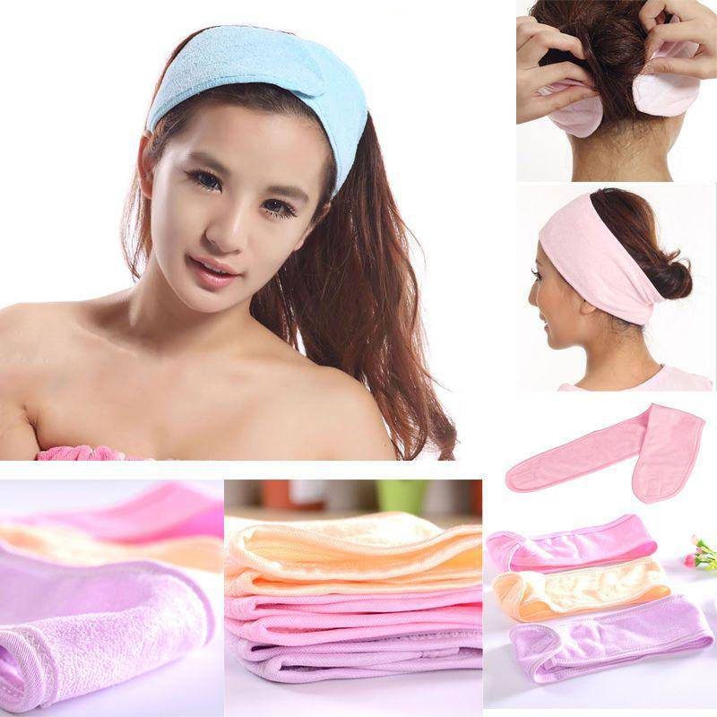 Towel Hair Wrap Head Band For Makeup_1