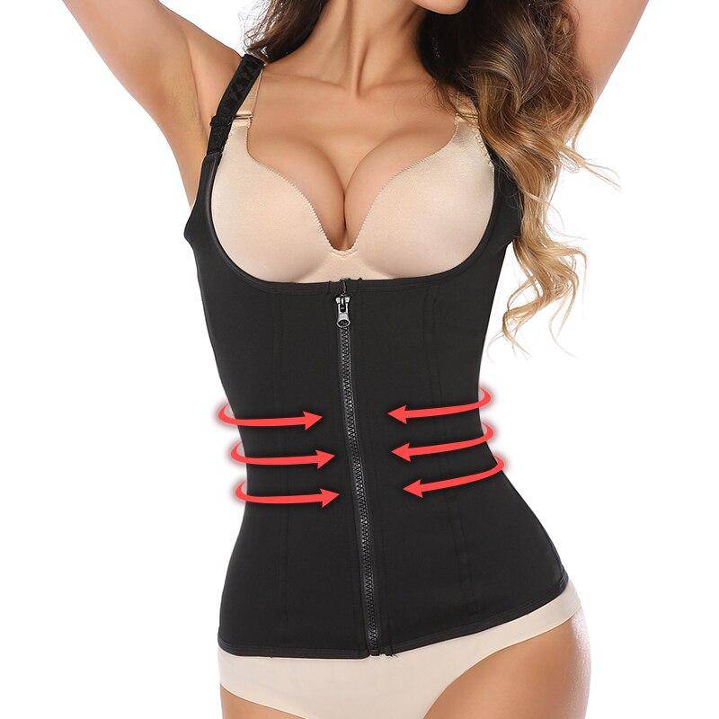 Rubber Body Slimming Shaper - L-32 / Black_0