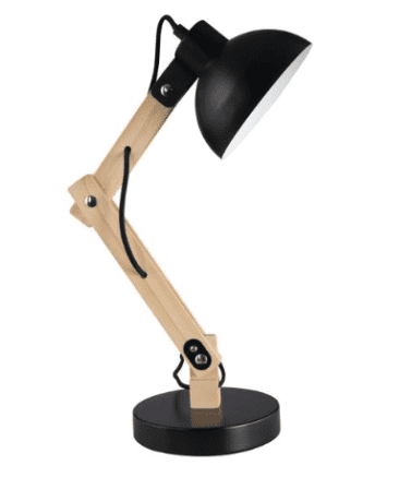 Bright Star  Indoor Light Desk Lamp  - Metal and Wood (Black)_0