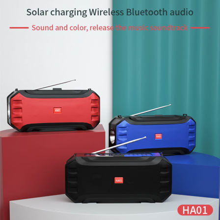 Solar Powered Radio - BLUE_0