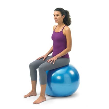 PVC Yoga Fitness Ball 65 cm - Blue_0