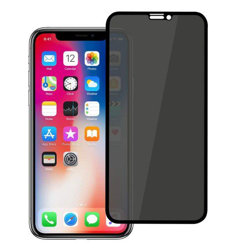 iPhone XS Max Anti Spy Privacy Tempered Glass Screen Protector_0