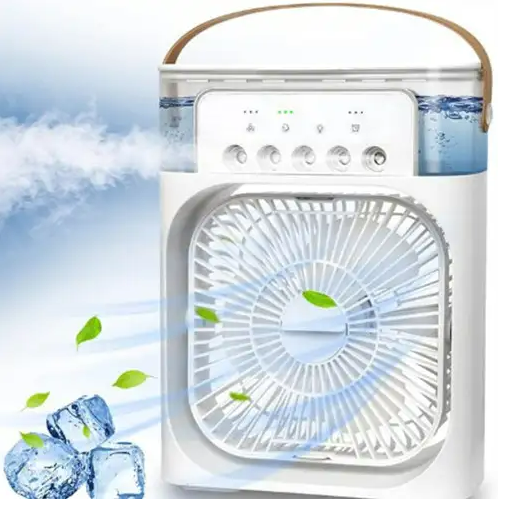 Mini air conditioning fan humidifier_0