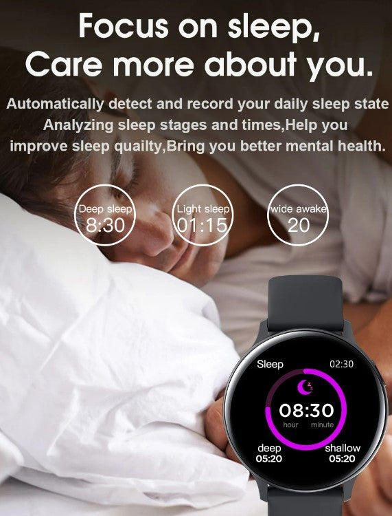 S20S Smartwatch with Health Monitoring - White_4