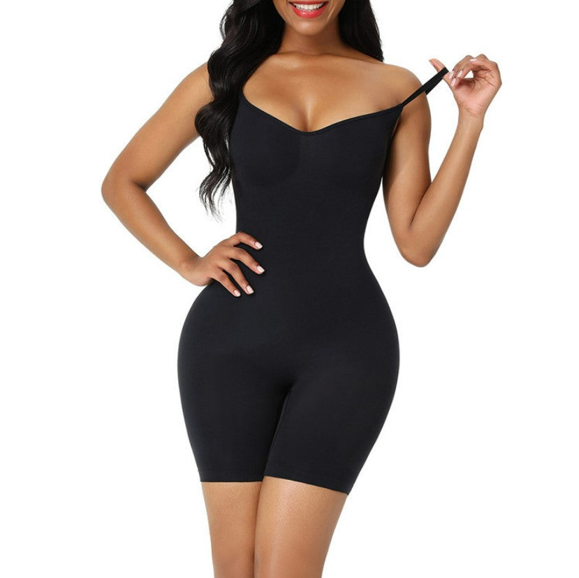 One-Piece Body Shaper - Black_0