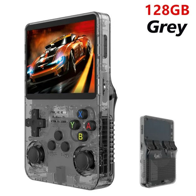 R36S Retro Handheld Video Game Console Linux System 3.5 Inch IPS Screen Portable Pocket Video Player - 128 GB_1